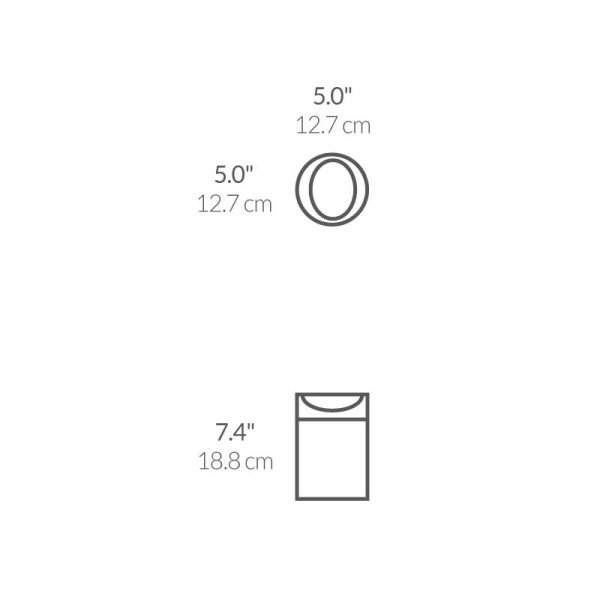CW1637CB- Tezgah Üstü Çöp Kovası 1,5 Lt