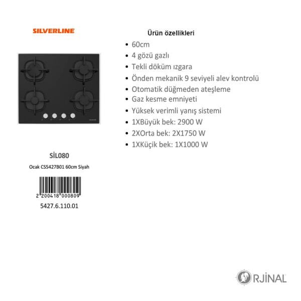 Silverline Siyah Set 4