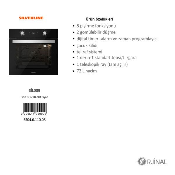 Silverline Siyah Set 4