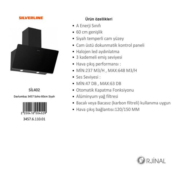 Silverline Siyah Set 4