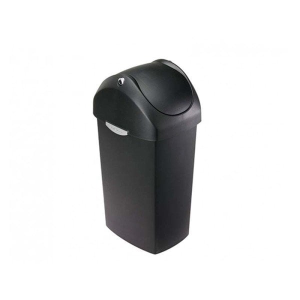 CW1336- Sallanan Kapak Çöp Kov. 40Lt. Siyah