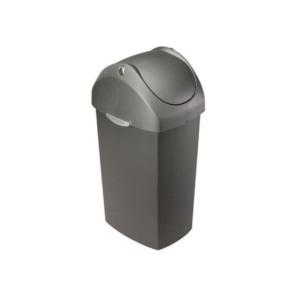 CW1338- Sallanan Kapak Çöp Kov. 40Lt. Gri