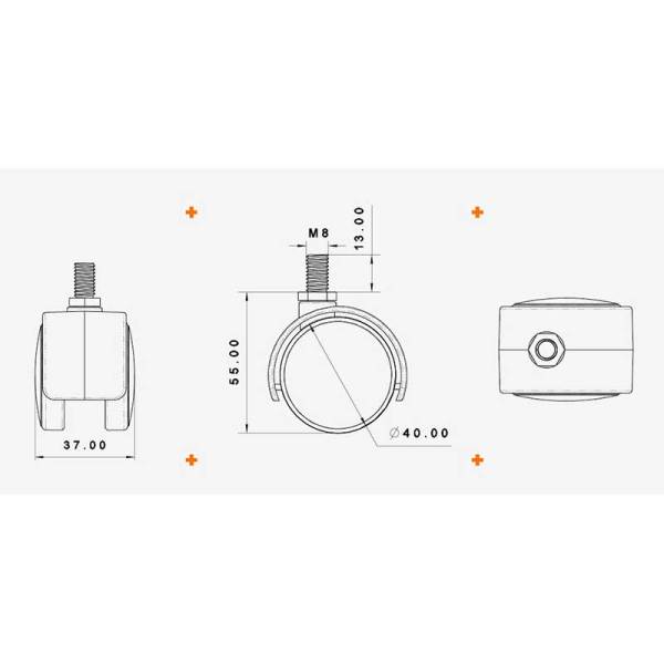Küçük Pls Civatalı Siyah h:51 -0401MPS