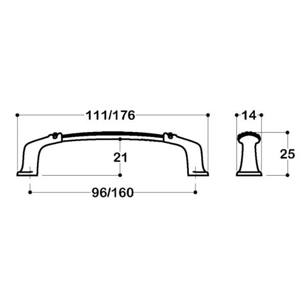 4350 Altın Kulp 96 mm
