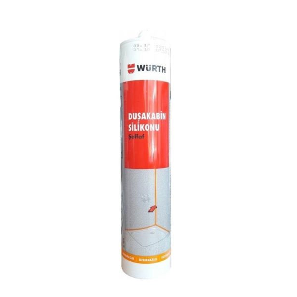Würth Duşakabin Silikonu Şeffaf 310ml