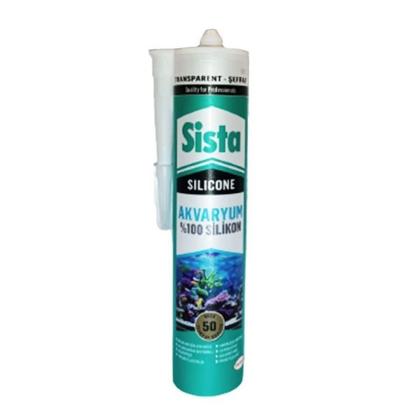 Sista Silikon Akvaryum Şeffaf