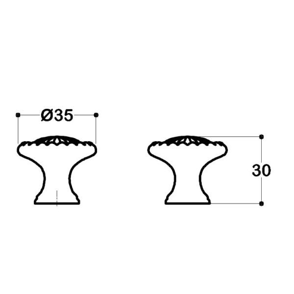 4456 8 mm Kulp Altın