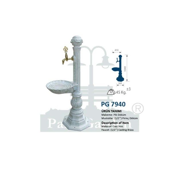 PG 7940 Ayaklı Çeşme