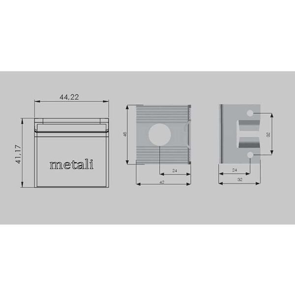 Dolap Askı Elemanı 1006 Beyaz