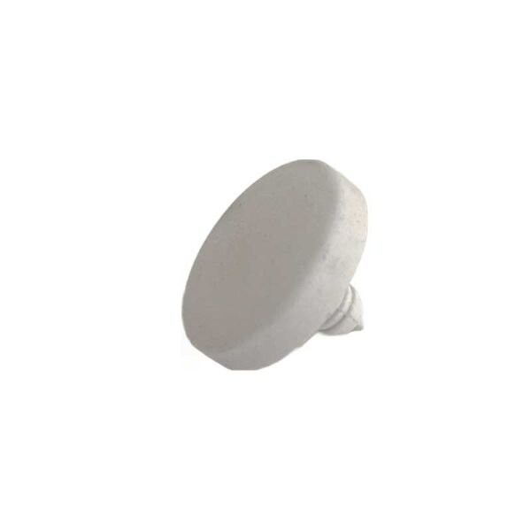 Yuvarlak Baza Dübeli Ø 16mm Beyaz Beyaz