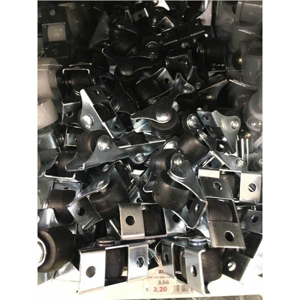 13'lük Sabit Teker Siyah (h:22 15kg) -0205SPS