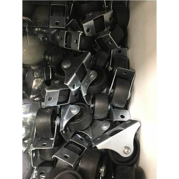 30 'luk Sabit Teker Beyaz h:30mm -0265SMB Siyah