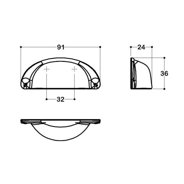 4525 32 mm Kulp Pirinç Saten