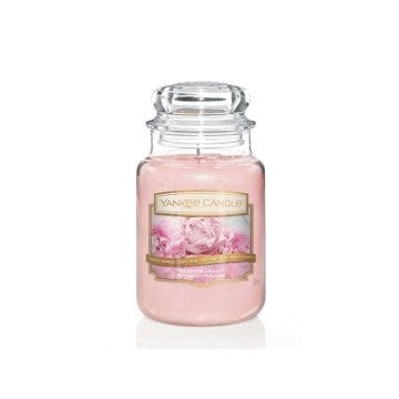 1610856E Büyük Klasik Mum Blush Bouquet