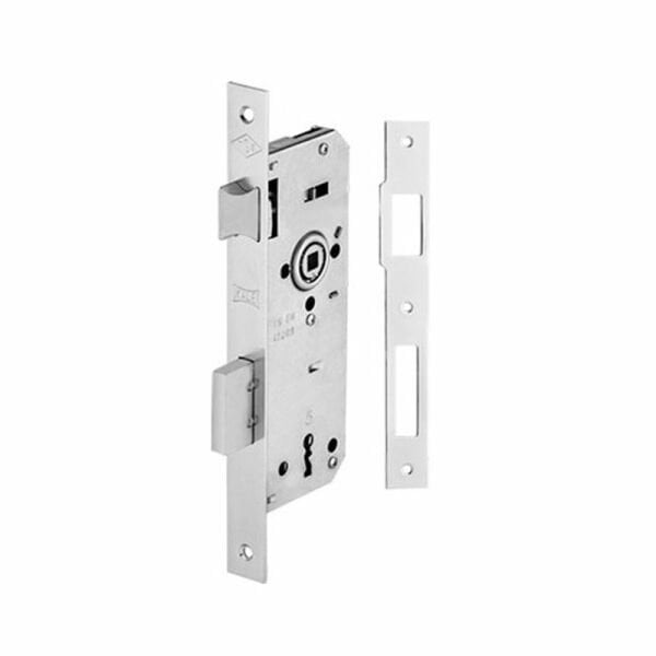 151R40 DÜZ Oda Kilit 40mm Nikel