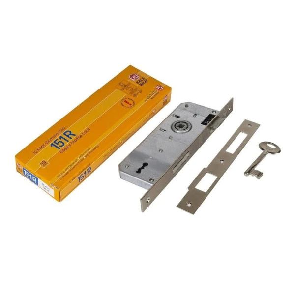 151R40 DÜZ Oda Kilit 40mm Sarı