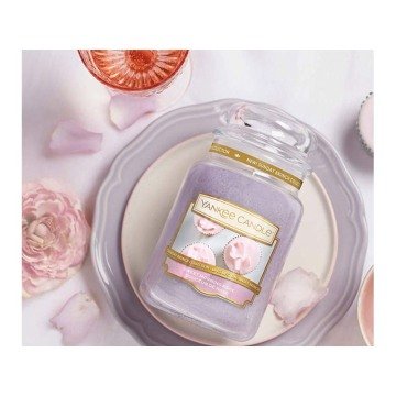 1611846E Büyük Klasik Mum Sweet Morning Rose