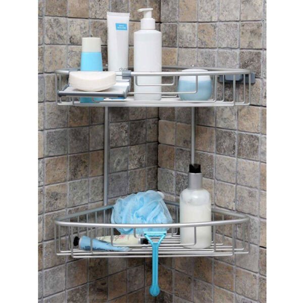 Paloma Alüm. Banyo Rafı 2'Li Mat Eloksal