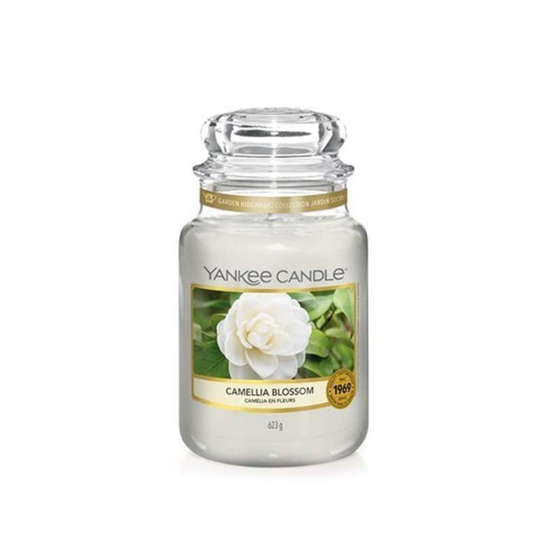 1651381E Büyük Klasik Mum Camelia Blossom