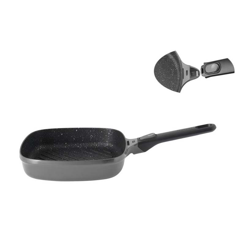 8501031 GEM Gri Izgara Kare Tava 24cm