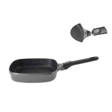 8501031 GEM Gri Izgara Kare Tava 24cm