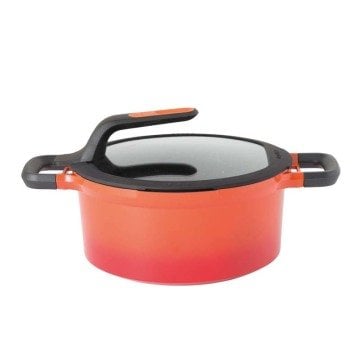 8501035 GEM Orange Döküm Tencere 24cm