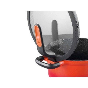 8501035 GEM Orange Döküm Tencere 24cm