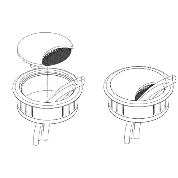 Kablo Seti 60mm Metal Krom