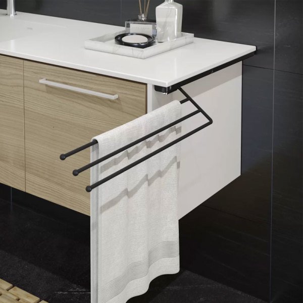 S-8844-C Raylı Havluluk 2 Bölmeli