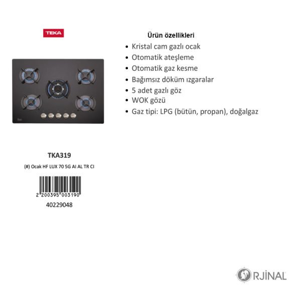 Teka Siyah Set 3