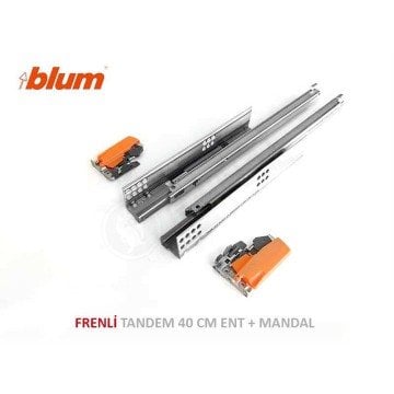 Tandem Frenli Kısmi Açılım Ray Takımı 40 cm