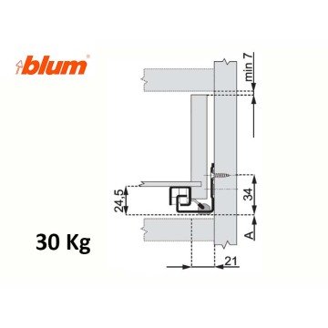 Tandem Frenli Kısmi Açılım Ray Takımı 40 cm