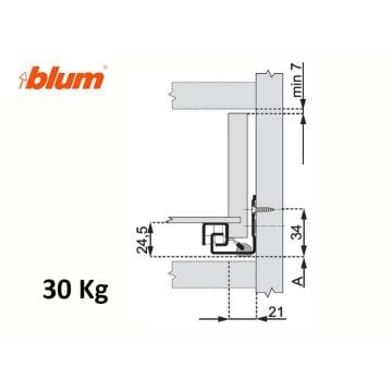 Tandem Frenli Kısmi Açılım Ray Takımı 50 cm
