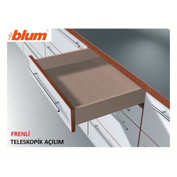 Tandem Frenli Tam Açılım Ray Takımı 45 cm