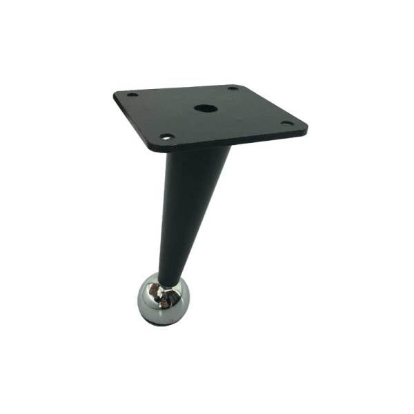 Atmaca Ayak Açılı Siyah-Krom Pingo 12Cm