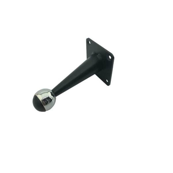 Atmaca Ayak Açılı Siyah-Krom Pingo 12Cm