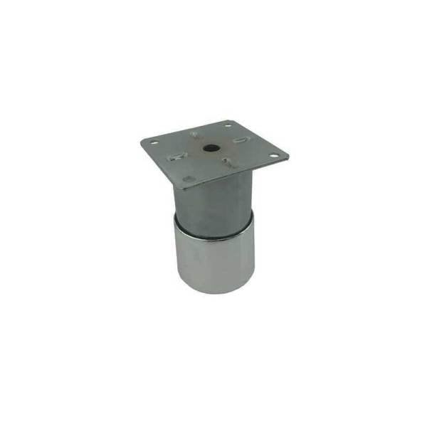 (#) Yuvarlak Düz Ayak Krom R:50 5cm