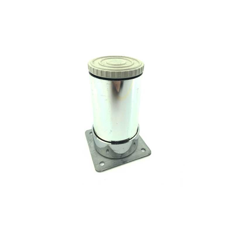 (#) Yuvarlak Düz Ayak Krom R:50 8cm