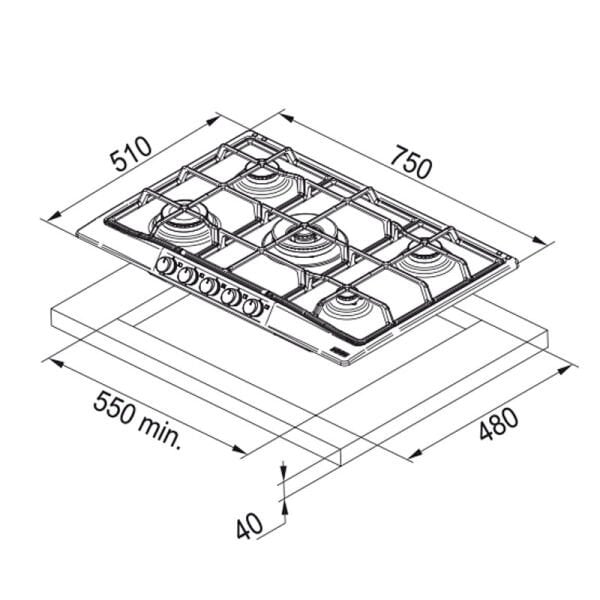 Ocak FCH 755 4G TC N PW C 106.0271.759