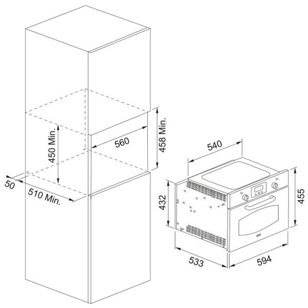 Mikrodalga FMW 45 CL G PW 131.0743.449