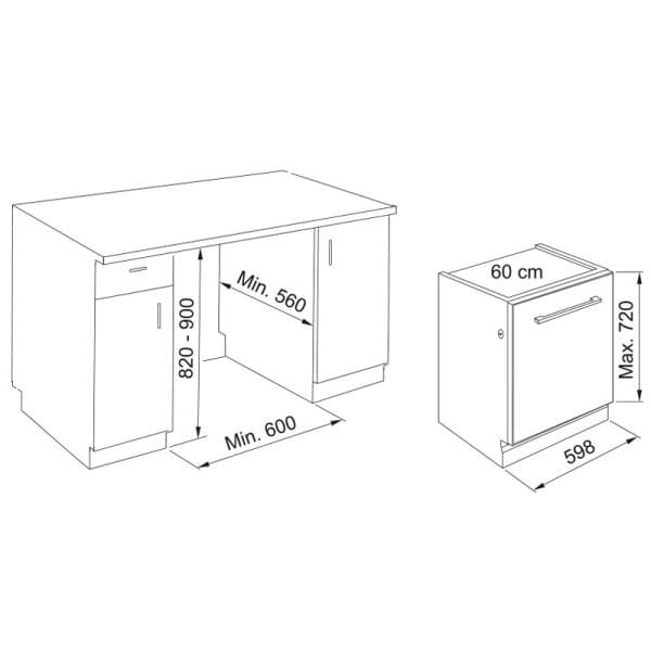 Bulaşık Makinesi FDW 614 D10P  117.0611.674