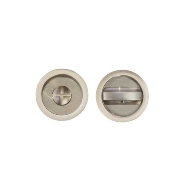 Gömme kulp wc tipi yuvarlak nikel mat