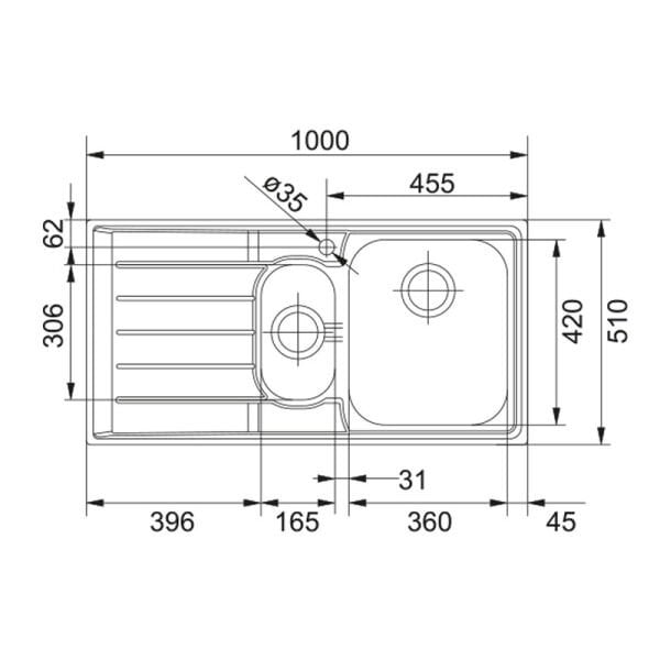 Evye Nex 651 İnox Sol 101.0656.168
