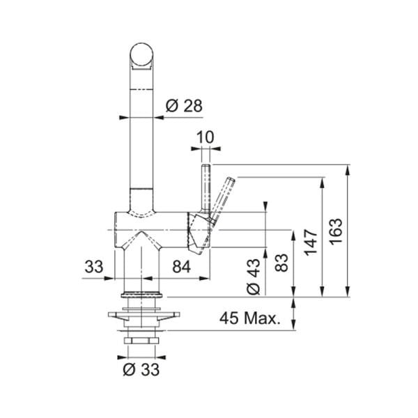 Batarya Active Plus Doccia 2.0 Oyster 115.0663.759