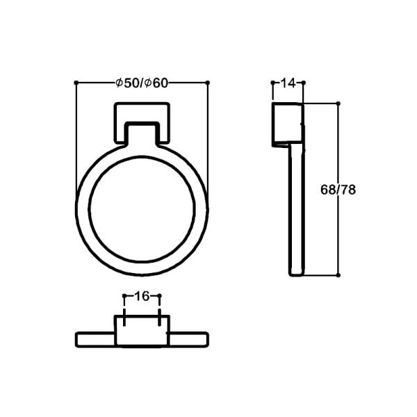 4624 50 mm Kulp Krom