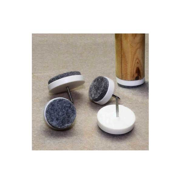 15033 Sandalye Keçesi Çivili 30mm Beyaz