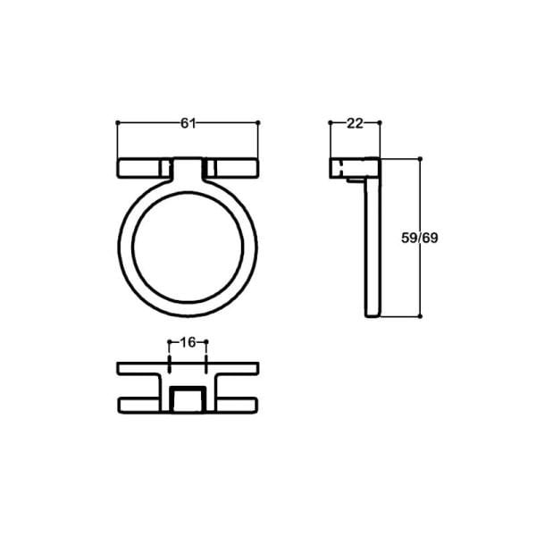 4627 50 mm Kulp Mat Acı Kahve