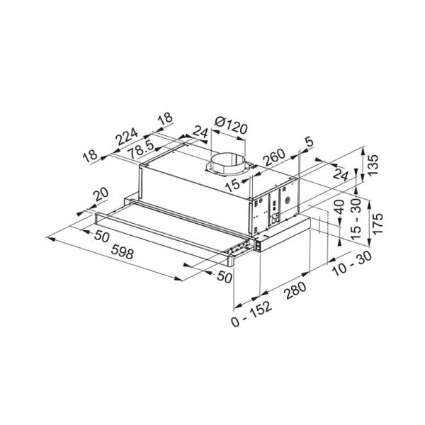 Aspiratör FTC 632 GR XS V2 315.0547.796