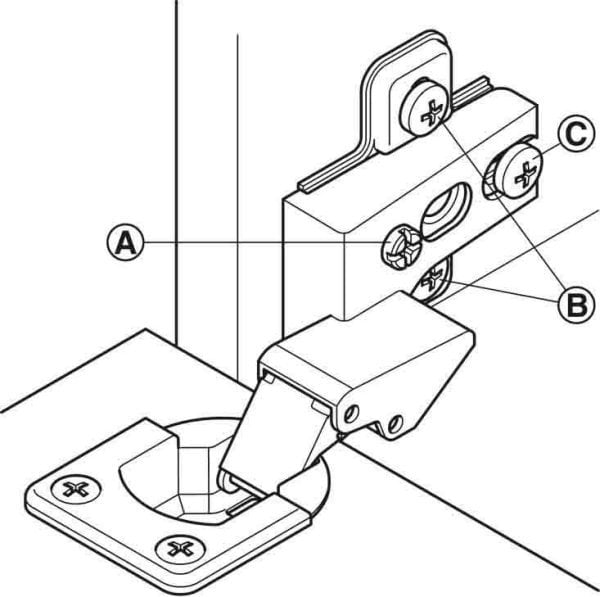 Hafele Düşer Kapak Ment. 90Drc  Sol+Sağ Sağ