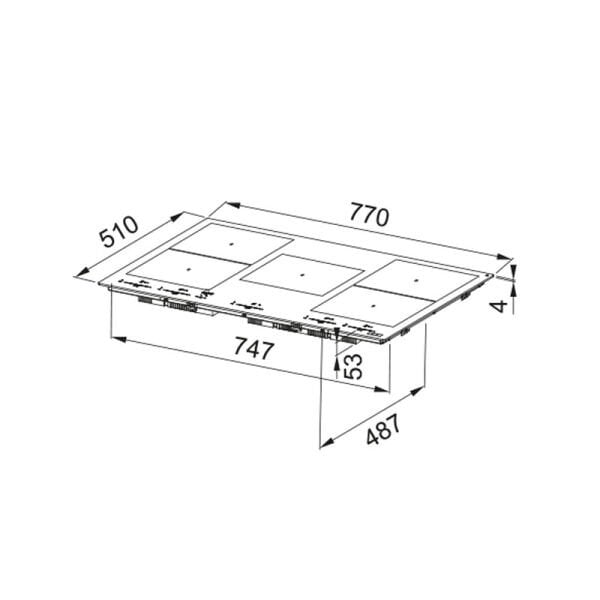 Ocak İnd. FMY 805 I F KL BK  108.0704.932